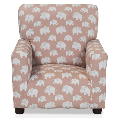 Nuea Elephant Print Kids' Chair Pink - HOMES: Inside + Out 4 Nuea Elephant Print Kids' Chair Pink - HOMES: Inside + Out - Image 2