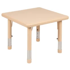 Flash Furniture 24" Square Plastic Height Adjustable Activity Table -Children Furniture Store GUEST 2febda5d 9433 44f6 9bf0 611f1c987b67
