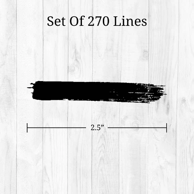 Lines Wall Decor Black - Decalcomania 7 Lines Wall Decor Black - Decalcomania - Image 5
