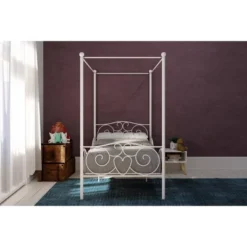 Twin Clara Metal Bed White - Room & Joy 13 Twin Clara Metal Bed White - Room & Joy -Children Furniture Store GUEST 31579a5f 1205 45b6 9fed 0d2cdab50fdc