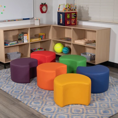 Emma And Oliver Soft Seating Flexible Moon For Classrooms - 12" Seat Height 5 Emma And Oliver Soft Seating Flexible Moon For Classrooms - 12" Seat Height - Image 3