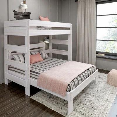 Max & Lily Farmhouse Twin Over Queen L-Shaped Bunk Bed 3 Max & Lily Farmhouse Twin Over Queen L-Shaped Bunk Bed