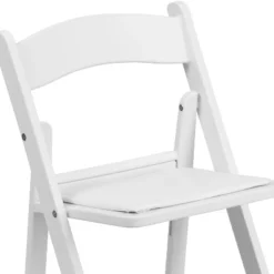 Emma And Oliver 11 Pack Kids White Resin Folding Chair With White Vinyl Padded Seat -Children Furniture Store GUEST 33c75b04 ab20 4a20 8763 ac29e7ebf68f