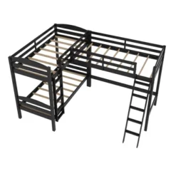 Twin Veronica Triple Wood Bunk Bed - Room & Joy -Children Furniture Store GUEST 34a5707f be9c 445b acfb 6f5cbdfb2ea2