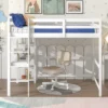 Wooden Loft Bed With Ladder, Desk And Shelves-ModernLuxe -Children Furniture Store GUEST 34b33d03 d2bc 47f0 a6c6 41a9e2abb21a