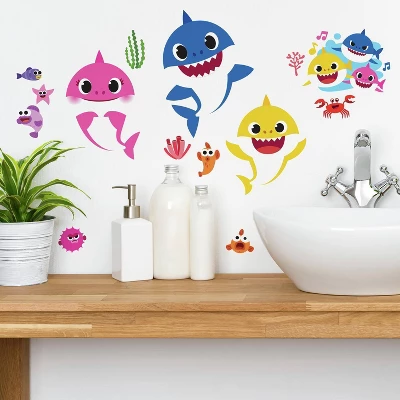 Baby Shark Peel And Stick Wall Decals - RoomMates 6 Baby Shark Peel And Stick Wall Decals - RoomMates - Image 4
