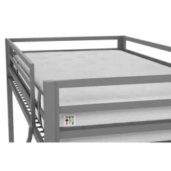Twin Over Twin Maxwell Metal Bunk Bed Gray - Novogratz 15 Twin Over Twin Maxwell Metal Bunk Bed Gray - Novogratz -Children Furniture Store GUEST 35e6e2dc c4e0 4b9e 90d5 1b7d6c252bbc