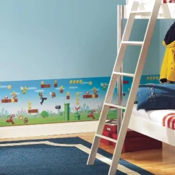 Super Mario Scene Peel & Stick Wall Border - RoomMates -Children Furniture Store GUEST 3912f363 4db7 429d 80a8 16b730a9c954