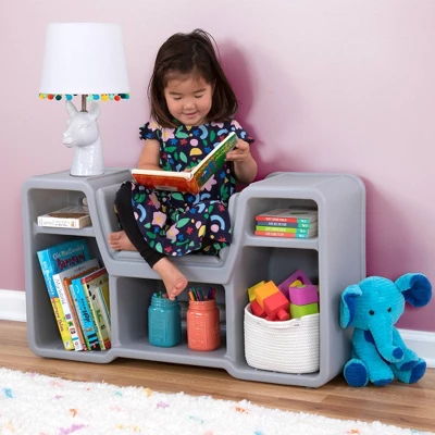 Cozy Cubby Reading Nook Bookshelf Black - Simplay3 4 Cozy Cubby Reading Nook Bookshelf Black - Simplay3 - Image 2