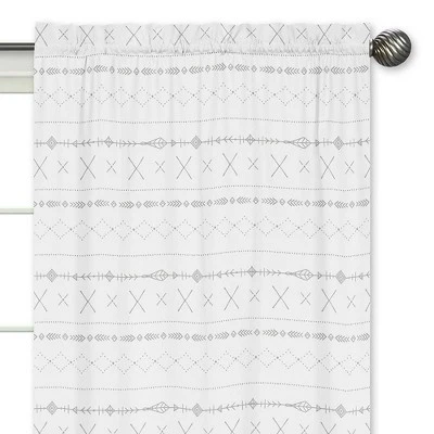 2pc Sweet Jojo Designs Woodland Friends Bohemian Print Window Panel - Sweet Jojo Designs 4 2pc Sweet Jojo Designs Woodland Friends Bohemian Print Window Panel - Sweet Jojo Designs - Image 2