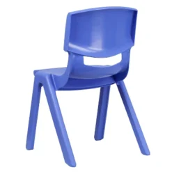 Flash Furniture 4 Pack Blue Plastic Stackable School Chair With 15.5'' Seat Height 16 Flash Furniture 4 Pack Blue Plastic Stackable School Chair With 15.5'' Seat Height -Children Furniture Store GUEST 39c56bd6 b60e 448f b48a 72828cf84aa2