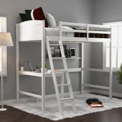 Twin Alexis Wood Arch Loft Bed With Desk - Hillsdale Furniture 34 Twin Alexis Wood Arch Loft Bed With Desk - Hillsdale Furniture -Children Furniture Store GUEST 3a08704c 16a9 42b9 b5db d3b209e2af5b
