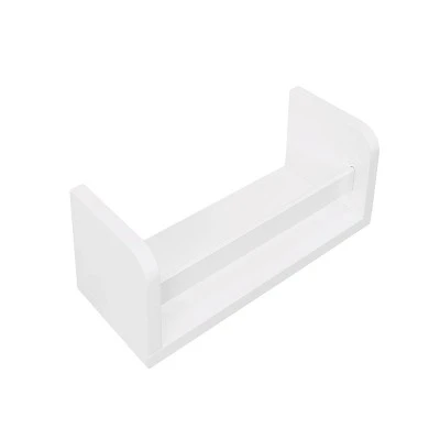 2pk Kids' 10" Floating Wall Mount Bookshelf Set White - RiverRidge Home 5 2pk Kids' 10" Floating Wall Mount Bookshelf Set White - RiverRidge Home - Image 3