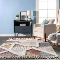 Gillian Mosaic High/Low Kids Tassel Area Rug 17 Gillian Mosaic High/Low Kids Tassel Area Rug -Children Furniture Store GUEST 3c0281e1 a051 455e af2e 927739894dd4