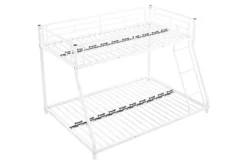 Twin Over Full Metal Bunk Bed With Ladder - ModernLuxe -Children Furniture Store GUEST 3c1e3402 2fe8 4d1a b6ed 96f1a0531281