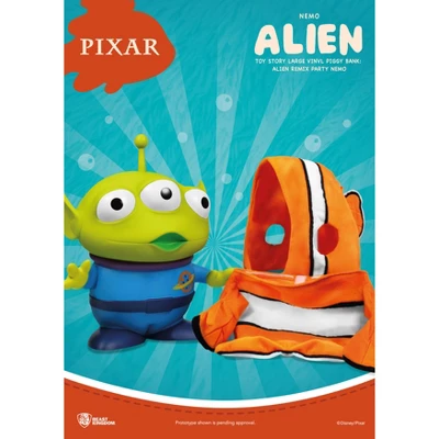 DISNEY Toy Story Large Vinyl Piggy Bank: Alien Remix Party Nemo (Piggy Bank) 5 DISNEY Toy Story Large Vinyl Piggy Bank: Alien Remix Party Nemo (Piggy Bank) - Image 3