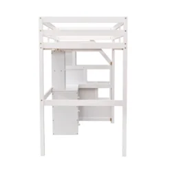 Twin Size Loft Bed With Separate Bed, Staircase For Storage, Desk, Shelves And Drawers - ModernLuxe 20 Twin Size Loft Bed With Separate Bed, Staircase For Storage, Desk, Shelves And Drawers - ModernLuxe -Children Furniture Store GUEST 3fd08653 b1ea 4bd8 afb5 98f9917665c6