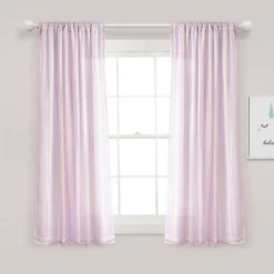 Kids' Rainbow Sheer Rod Pocket With Lining Single Window Curtain Panel Rainbow/White - Lush Décor 12 Kids' Rainbow Sheer Rod Pocket With Lining Single Window Curtain Panel Rainbow/White - Lush Décor -Children Furniture Store GUEST 4068f937 8c3e 4d80 b16e 0717ab4086a8
