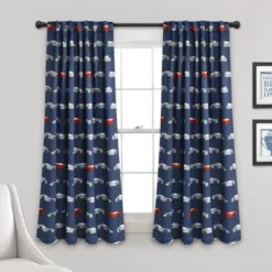 Kids' Race Cars Room Darkening Window Curtain Set Navy/Red - Lush Décor -Children Furniture Store GUEST 41c4f3b3 d735 4d60 b0e7 39d7e47fb752