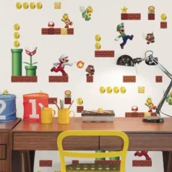 Nintendo Super Mario Peel And Stick Wallpaper - Roomates -Children Furniture Store GUEST 42e8474a 27b7 4606 93cf 7481058732e3