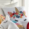 Monique Embroidered Unicorn Pillow - Homthreads -Children Furniture Store GUEST 4420c6e0 eee0 459b a9c5 272fb3decdea