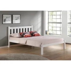 Full Poppy Bed White - Bolton Furniture