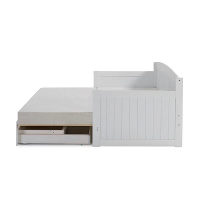 King Harmony Daybed With Conversion White - Alaterre Furniture 18 King Harmony Daybed With Conversion White - Alaterre Furniture - Image 16