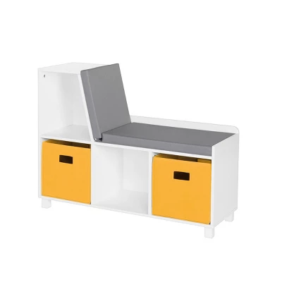RiverRidge Home Kids' Book Nook Collection Cubby Storage Bench With 2 Bins - RiverRidge 9 RiverRidge Home Kids' Book Nook Collection Cubby Storage Bench With 2 Bins - RiverRidge - Image 7