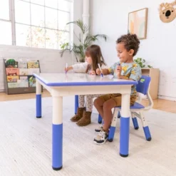 ECR4Kids Rectangle Dry-Erase Activity Table With 2 Adjustable Chairs, 3-Piece 13 ECR4Kids Rectangle Dry-Erase Activity Table With 2 Adjustable Chairs, 3-Piece -Children Furniture Store GUEST 45bb9510 d562 45e2 ba79 dad6ddf912e4