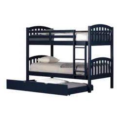 Ulysses Bunk Beds With Trundle Blue - South Shore -Children Furniture Store GUEST 47356107 2832 4b71 8b37 77f7abd736f0