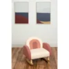Upholstered Rocking Chair Pink/White - Gift Mark -Children Furniture Store GUEST 480402fa 0a58 4277 88c8 f01c068f08dd