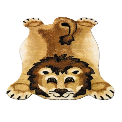 Walk On Me Faux Fur Super Soft Kids Lion Rug Tufted With Non-slip Backing Area Rug 7 Walk On Me Faux Fur Super Soft Kids Lion Rug Tufted With Non-slip Backing Area Rug - Image 5