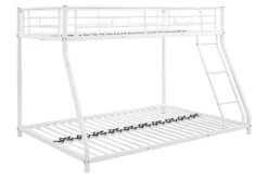 Twin Over Full Metal Bunk Bed With Ladder - ModernLuxe -Children Furniture Store GUEST 4a1db0ab 3416 4f28 adc0 902044ca4f67