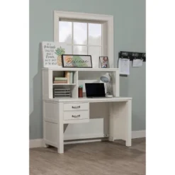 Kids' Highlands Desk With Hutch White - Hillsdale Furniture -Children Furniture Store GUEST 4a3d3ef3 02e4 46b6 8836 705c473719ef