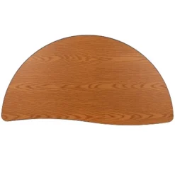Flash Furniture 47.5" Half Circle Wave Flexible Collaborative Thermal Laminate Activity Table - Height Adjustable Short Legs 17 Flash Furniture 47.5" Half Circle Wave Flexible Collaborative Thermal Laminate Activity Table - Height Adjustable Short Legs -Children Furniture Store GUEST 4e54209c 5178 4a01 88d4 5b939e82e66f
