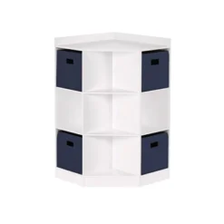 5pc Kids' Corner Cabinet Set With 4 Bins Set - RiverRidge Home -Children Furniture Store GUEST 4e9e78e9 451d 4aed a4c3 7cf3b737ae92