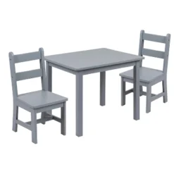 Emma And Oliver Kids 3 Piece Solid Hardwood Table And Chair Set For Playroom, Kitchen 33 Emma And Oliver Kids 3 Piece Solid Hardwood Table And Chair Set For Playroom, Kitchen -Children Furniture Store GUEST 51dfc7ff 3df2 497d 8e2d a63433ea6149