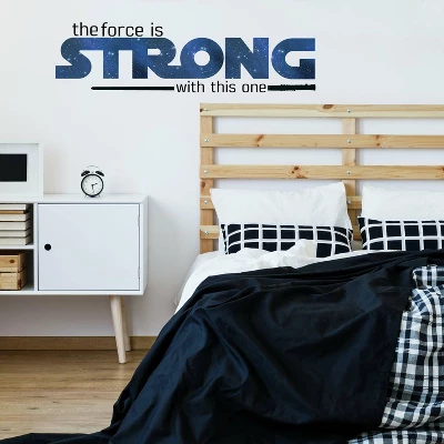 Roommates Star Wars Classic The Force Is Strong Peel And Stick Wall Decal 7 Roommates Star Wars Classic The Force Is Strong Peel And Stick Wall Decal - Image 5