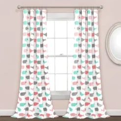 Whale Window Curtain - Lush Décor 12 Whale Window Curtain - Lush Décor -Children Furniture Store GUEST 5330ae0a 0d6c 4bc2 ab99 348eec9e2e61