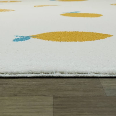 Lemons Kids' Rugs White - Balta Rugs 6 Lemons Kids' Rugs White - Balta Rugs - Image 4