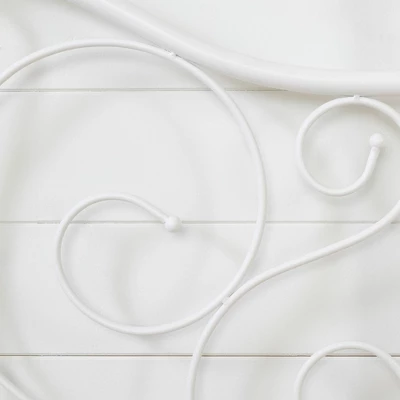 Twin Country Poetry Complete Metal Platform Bed White - South Shore 6 Twin Country Poetry Complete Metal Platform Bed White - South Shore - Image 4