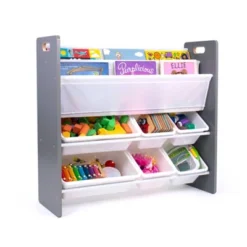 Read N Play 6 Bin Organizer & 2 Tier Bookrack White - Humble Crew 11 Read N Play 6 Bin Organizer & 2 Tier Bookrack White - Humble Crew -Children Furniture Store GUEST 552e0e29 3cd9 4430 a133 836a33de74b5