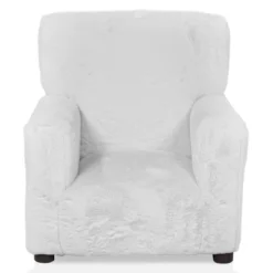 Nuea Faux Fur Kids' Chair White - Homes: Inside + Out -Children Furniture Store GUEST 553d8934 8bbc 4d39 bae2 989ff82c2fdb