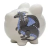 Bank Mythical Dragon Pig Bank - One Bank 7.5 Inches - Save Money - 36916. - Ceramic - White -Children Furniture Store GUEST 566032f5 a9a3 44d3 bc98 8fa6d3de82d7