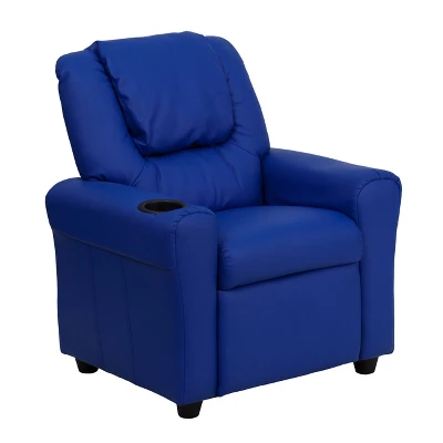 Emma And Oliver Contemporary Kids Recliner With Cup Holder And Headrest 21 Emma And Oliver Contemporary Kids Recliner With Cup Holder And Headrest - Image 19