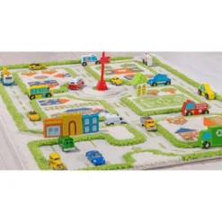 31.5"x44.5" Traffic Green 3D Play Rug - IVI 18 31.5"x44.5" Traffic Green 3D Play Rug - IVI -Children Furniture Store GUEST 5755e0b7 6f15 415d a0f9 58b704cc1a41