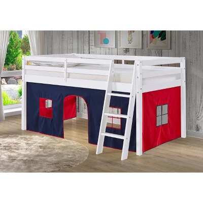 Twin Roxy Junior Loft With Tent - Alaterre Furniture 3 Twin Roxy Junior Loft With Tent - Alaterre Furniture