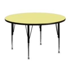 Flash Furniture 48'' Round Thermal Laminate Activity Table - Height Adjustable Short Legs 8 Flash Furniture 48'' Round Thermal Laminate Activity Table - Height Adjustable Short Legs -Children Furniture Store GUEST 5a590250 574a 4573 9347 953634ca5733