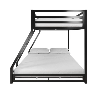 Twin/Full Max Metal Bunk Bed Black - Room & Joy 8 Twin/Full Max Metal Bunk Bed Black - Room & Joy - Image 6