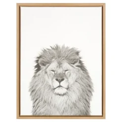 24" X 18" Lion Framed Canvas Art - Uniek 9 24" X 18" Lion Framed Canvas Art - Uniek -Children Furniture Store GUEST 5ac8cb59 2b1a 4393 bbc3 288de7b6aa05